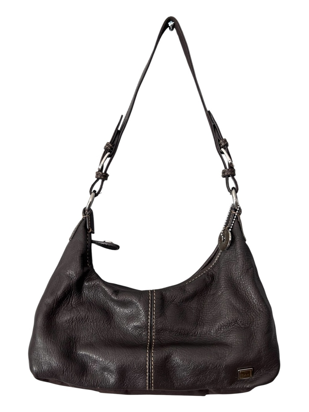 The Sak Brown Leather Shoulder Bag Purse